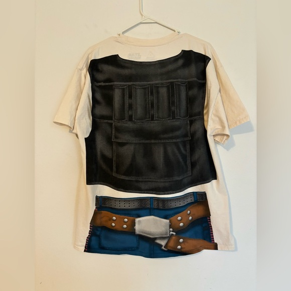 Disneyland Star Wars Han Solo Uniform All Over Front Back T Shirt • Men’s XL - Picture 5 of 7